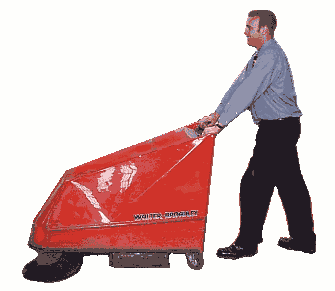 powered floor sweepers