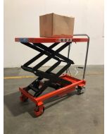 MOBILE TABLE, LIFTING TABLE, SCISSOR TABLE, TABLE, SMALL TABLE, HYDRAULIC TABLE
