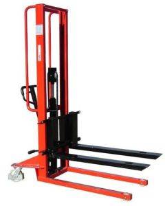 MANUAL PALLET STACKER WITH ADJUSTABLE FORKS, MANUAL STACKER, PALLET STACKER, MANUAL PALLET STACKER, STACKER, LIFTRUCK