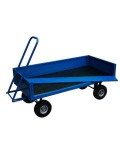 TURNTABLE TRAILER WITH 200MM SIDES, TURNTABLE TROLLEY, TROLLEY, PLATFORM TROLEY, TURNTABLE TRUCK, PLATFORM TRUCK, LIFTRUCK