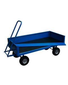 TURNTABLE TRAILER WITH 200MM SIDES, TURNTABLE TROLLEY, TROLLEY, PLATFORM TROLEY, TURNTABLE TRUCK, PLATFORM TRUCK, LIFTRUCK