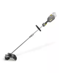 Karcher LT 380/36 Bp cordless line trimmer with ergonomic loop handle and dual-line cutting head for precision trimming in professional landscaping