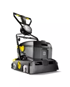 Kärcher scrubber dryer with ergonomic design for efficient floor cleaning