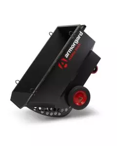 RUBBLE TRUCK TIPPING SKIP IN TIPPING POSITION