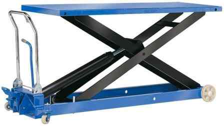 Large Platformed Hydraulic Scissor Lift Table