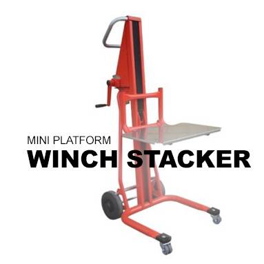 Mini Platform Winch Stacker